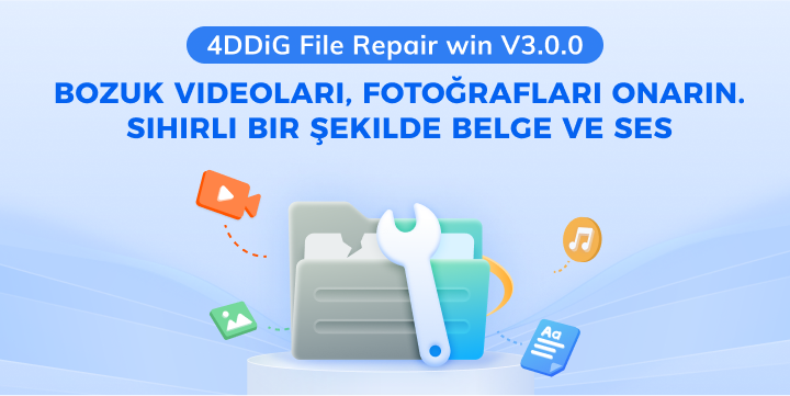Bozuk Videolar, Fotoğraflar, Belgeler ve Ses Onarımı için Tek Noktadan Çözüm!☀️☀️☀️

📷Tenorshare 4DDiG 
4ddig.tenorshare.com/tr/file-repair…