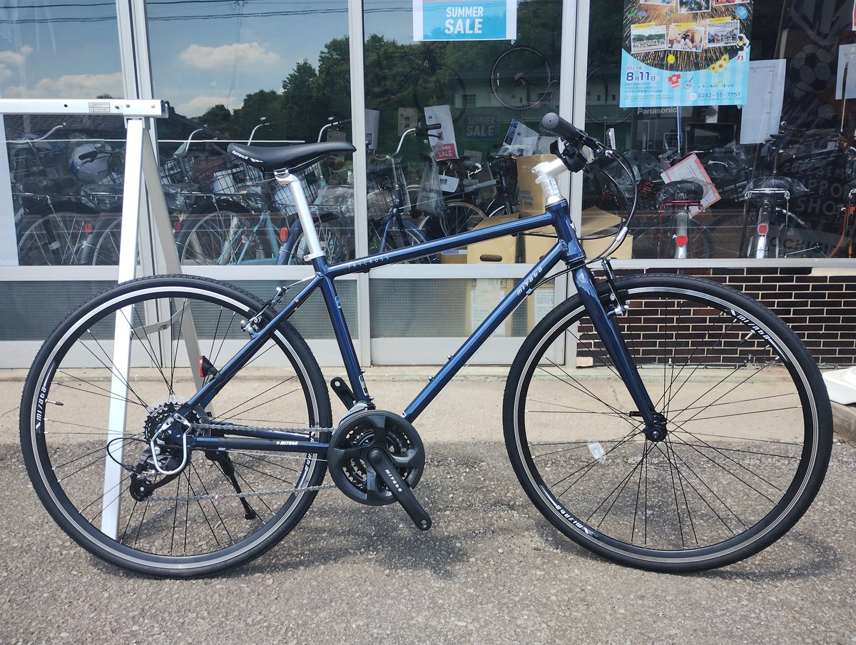 cfDBJFcXkwJeNfb's tweet image. ということで、お得なミヤタのクロスバイクが入荷しました！

税込定価56,100円の品ですが、大幅値引可能！！

お得な理由はコンポがマイクロシフトってところ😆

シマノのRDやブレーキが付いてれば、カルフォルニアスカイって名前に変わります…

miyatabike.com/miyata/lineup/…

#トライクロス
#MIYATA
