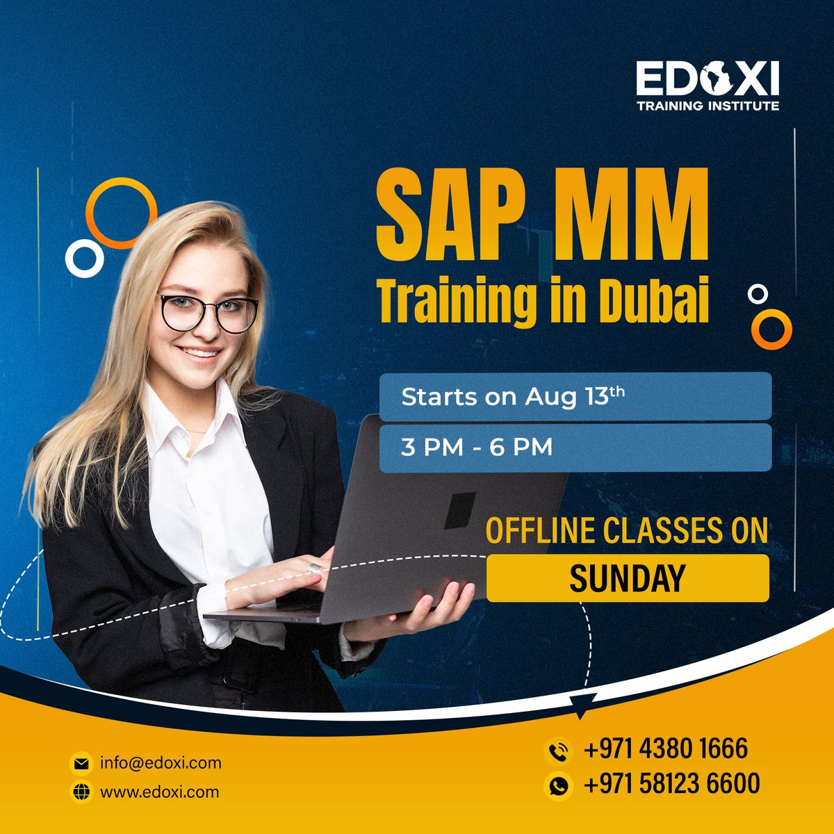 edoxi_official's tweet image. Get certified in SAP MM and take your career to new heights. Join Edoxi&apos;s offline SAP MM Training in Dubai now.

#sapmm #sapmmtraining #edoxi