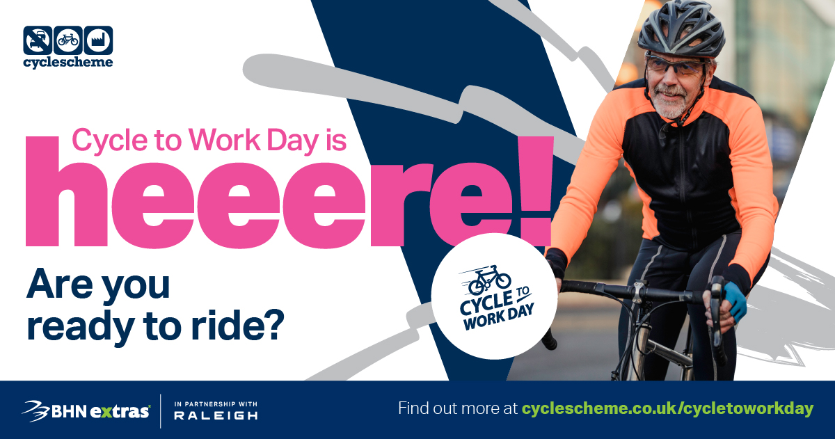 IT’S CYCLE TO WORK DAY ❤️🚲 Here are three ways to make it a great one and have the chance to win! ✔️Get on your bike - go anywhere, for any reason ✔️Log your ride on our Love to Ride community at buff.ly/2MIh5OQ ✔️ Share your cycle selfie using #cycletoworkday