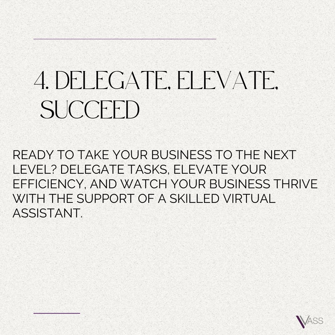askelevare's tweet image. Admin tasks weighing you down?Admin tasks weighing you down?

Here is the type of things a VA can help you elevate your business

#VirtualAssistant #BoostProductivity #AdminRelief