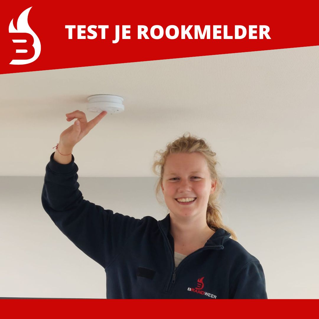 Test iedere eerste donderdag van de maand je rookmelder. 

Als er brand uitbreekt tijdens je slaap, zullen rookmelders ervoor zorgen dat je tijdig gewaarschuwd wordt en je jouw woning tijdig kan verlaten! 🏃

 #wijzijnbrandweerzonerand