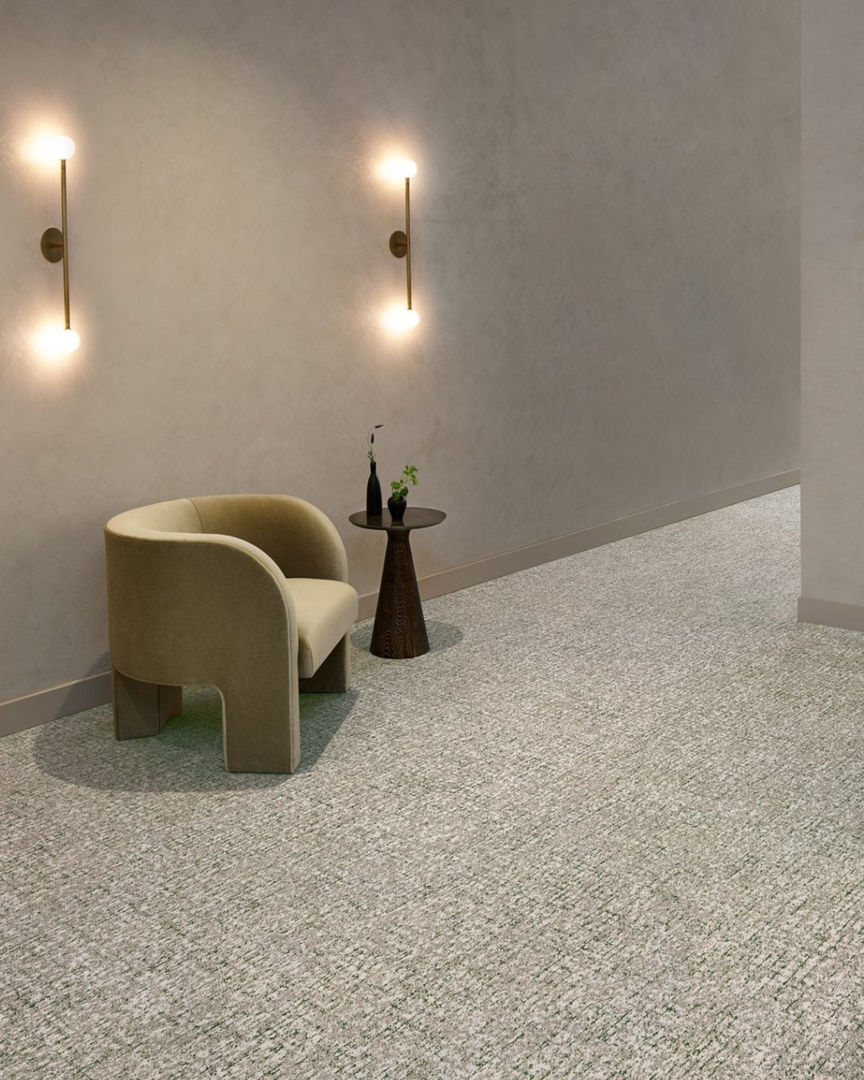 HeritageCarpets's tweet photo. Serve it Up is the 3rd of 3 designs from The Culinary Collection by Bentley. The most subtle  pattern of the 3, this could be your go-to base to partner with statement design &amp; colour from the rest of the collection. 
Cradle to Cradle Silver, EPD, CRI Green Label Plus, PVC-free. https://t.co/LBewDTFvAx