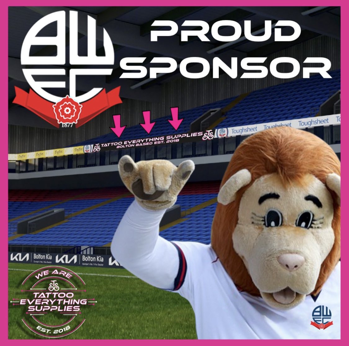 Proud to be sponsoring our local team @boltonwanderers for the season 23/24 new #led displays this year @BoostingBolton