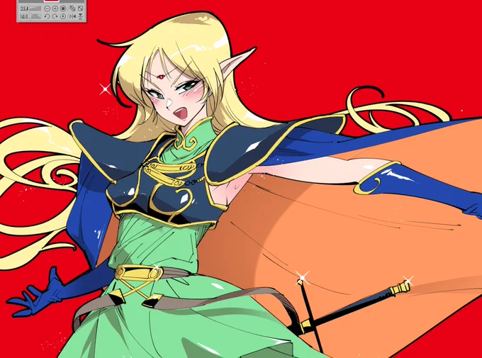 『ディードリット、俺の永遠の…』 #ロードス島戦記 #ディードリット 