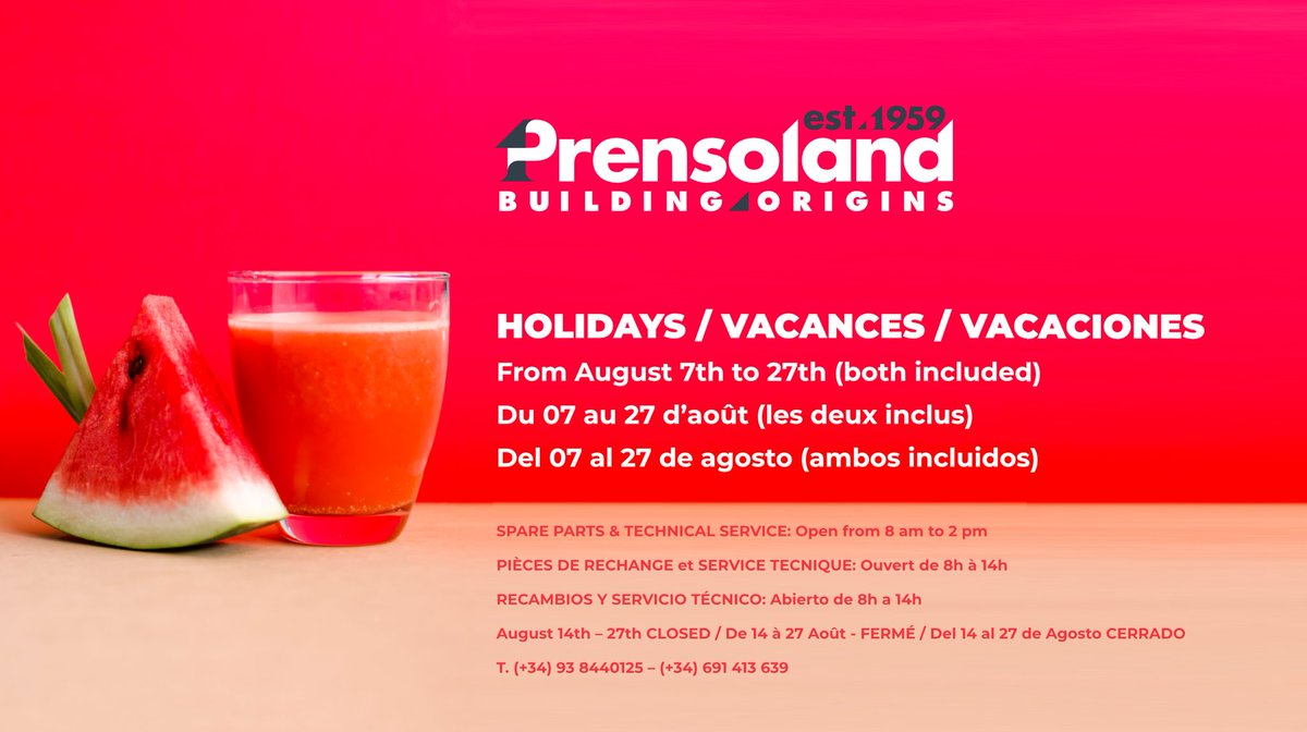 prensoland's tweet photo. Happy holidays to everyone!#happyholidays #summerholidays #chargingbatteries https://t.co/xG7z72uMml