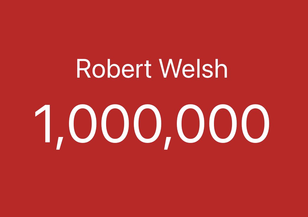 Robert Welsh tweet media