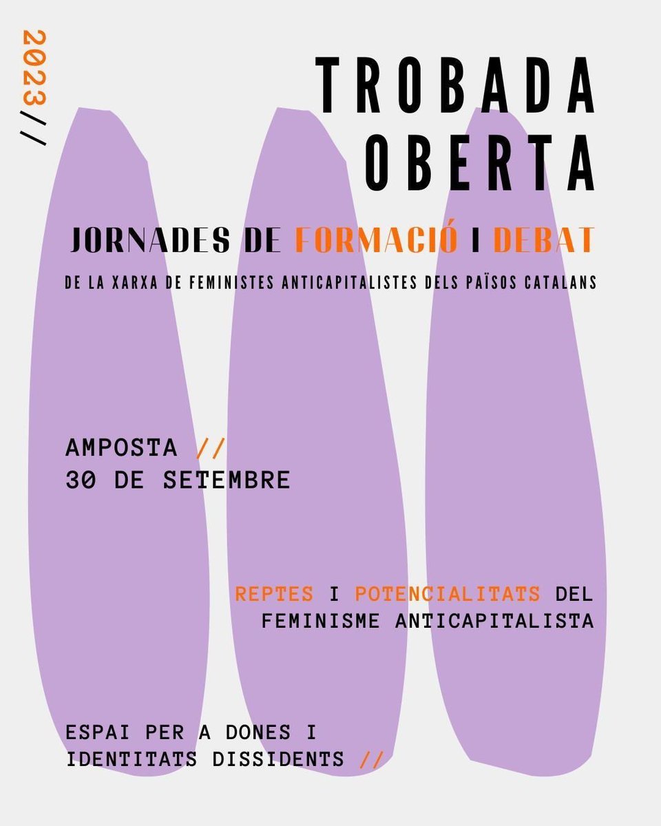 ❗️Com ja vam anunciar, la Xarxa de #FemisAnticapisPPCC estem preparant una jornada oberta de formació i debat oberta per al 30/09 a Amposta. Seguiu el perfil de les jornades a instagram per a estar al corrent de totes les novetats! 👉🏽instagram.com/trobadafemisan…