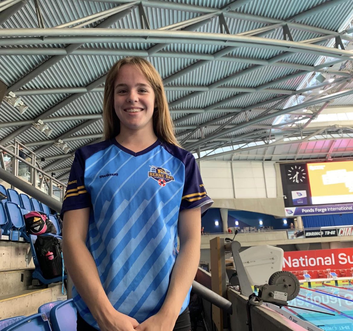 Day two at <a href="/Swim_England/">Swim England</a> Summer Meet at Ponds Forge and we have Jess Perkins ready to race in the Women’s 50m Freestyle with the event starting at 11.14. Jess swims in heat 4, Lane 1. Let’s go Jess!! #teamHBSC