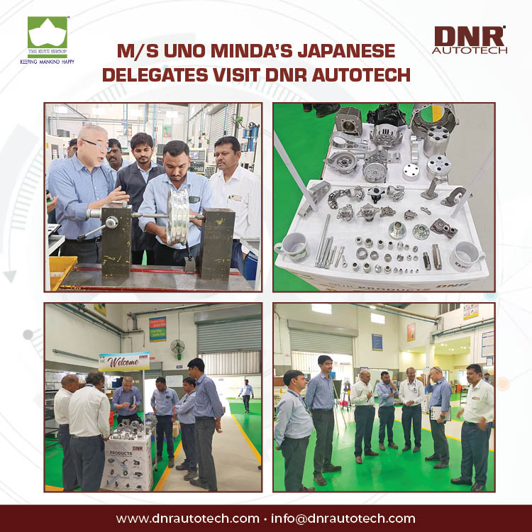 M/s Uno Minda's esteemed Japanese delegates visited DNR Autotech to review and appreciate our relentless efforts in launching our Machining project over the last three months. We are starting a new business with them.