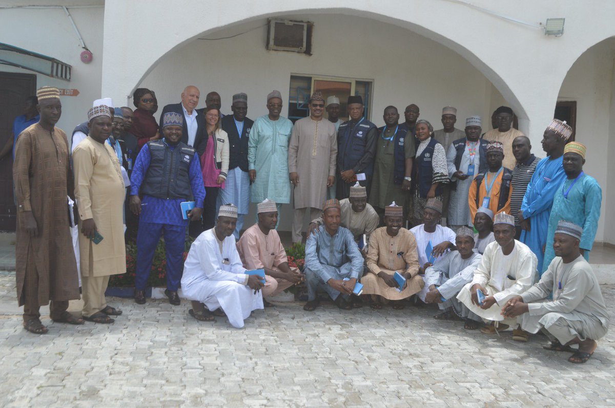 WMulombo's tweet photo. And last but not least, I was thrilled to conclude my visit with my traditional interaction with our unsung heroes, our foot soldiers in the field, confronting security challenges daily to reach the undeserved communities. Very grateful to them all https://t.co/qf9yup58FL