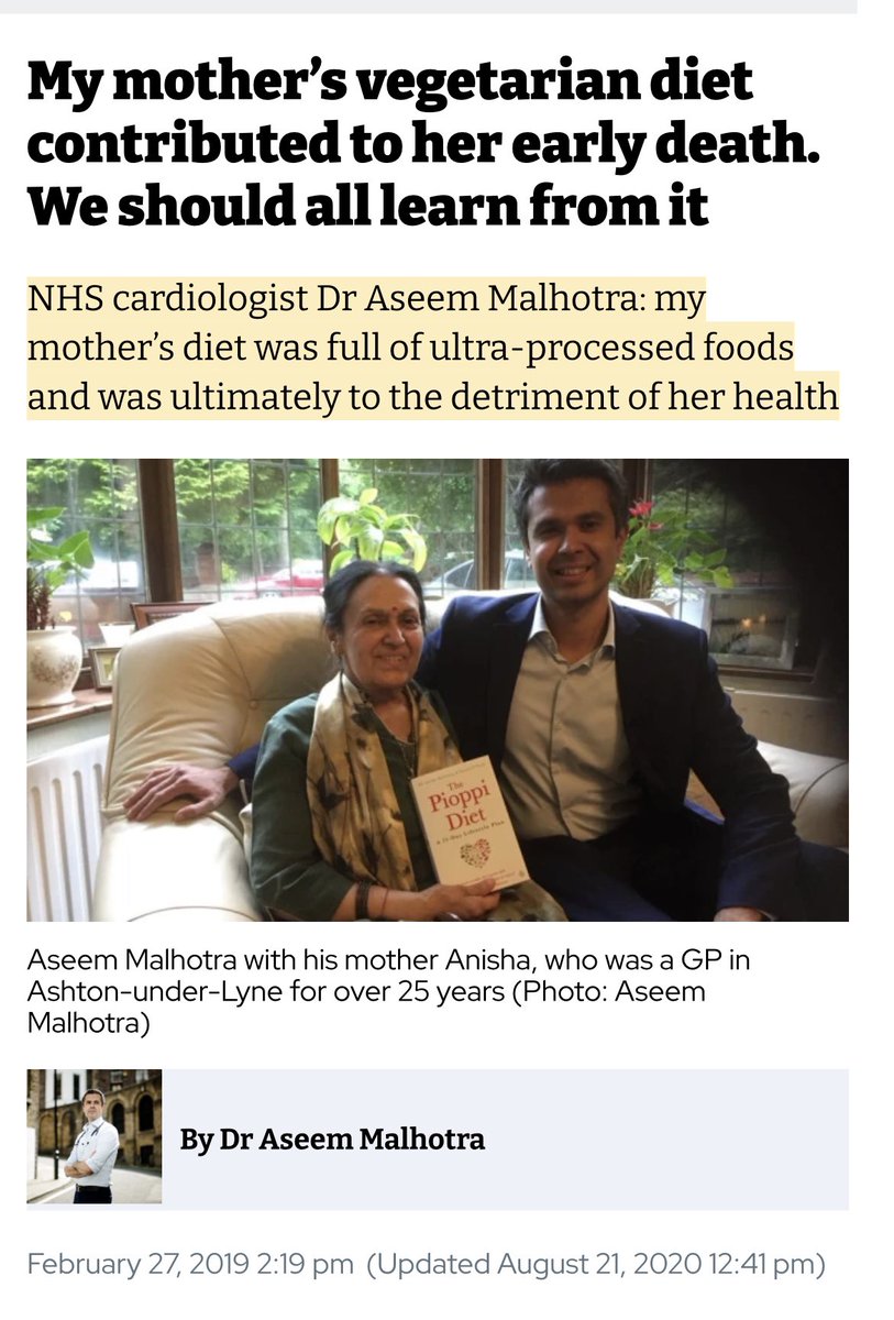 Dr Aseem Malhotra tweet media