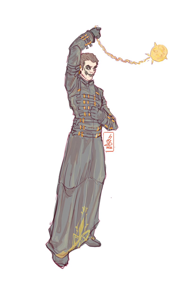art_sld's tweet photo. Hello my dears! 'u' a really simple and quick tribute about the Hellraiser's casula of our Popia! Hope you like it! #thebandghost #ghostbc #PapaEmeritusIV #popia #hellraiser #reimperatour #ghost https://t.co/tPN2pzEYVV