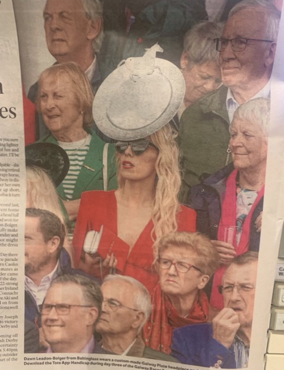 You could probably contact passing satellites with that headgear. <a href="/RTElyricfm/">RTÉ lyric fm</a>