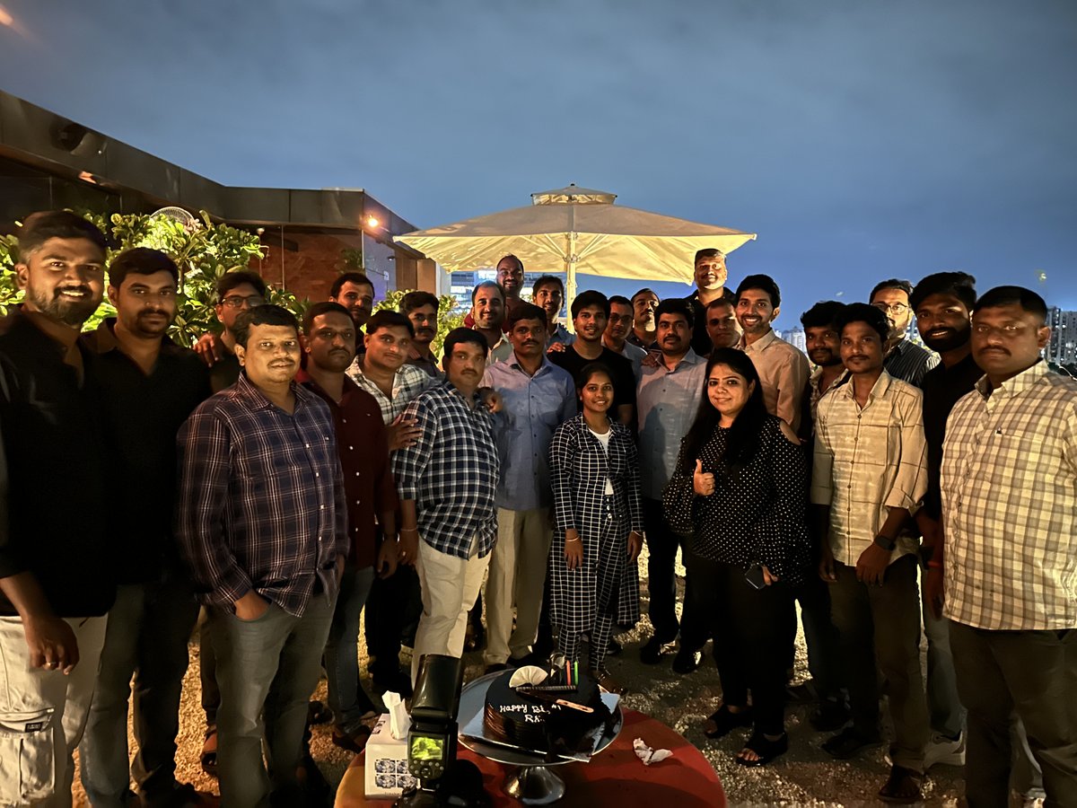LevonorHyd's tweet photo. Work hard, play harder! Our incredible team is taking a break from conquering projects and embracing some serious fun. Here's to celebrating our awesome work culture and embracing the journey together! #TeamOutingGoals #WorkHardPlayHarder #ThrivingTogether https://t.co/c4qhobRyiM