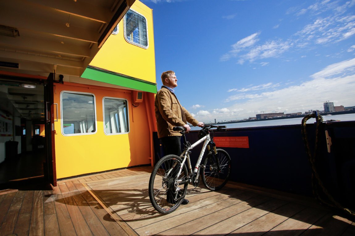 MerseyFerries's tweet image. Today is #CycleToWorkDay 🚴‍♀️ 

Did you know that you can take your bike on the ferry? We have many commuters who make their journey across the #RiverMersey by bike and ferry. Why don’t you try it too? 

#DailyCommunte #MerseyFerries