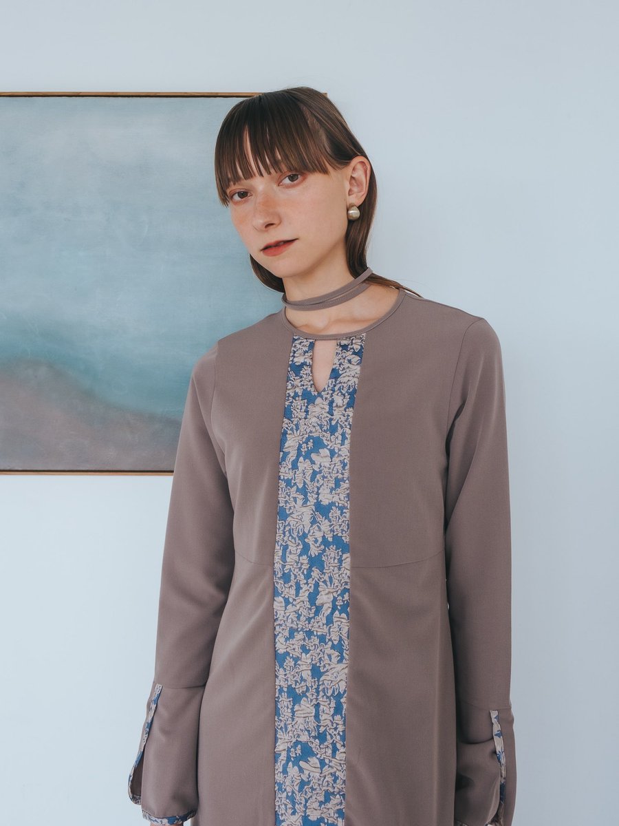 marte_jp's tweet photo. sahara NEW ARRIVAL｜8.4  Fri. 12:00

Center Jacquard Dress
Color : Black / Lilac

https://t.co/BiUX6ePEoh https://t.co/VbfiAqHk3K