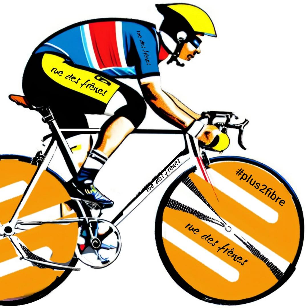 plus2fibre's tweet photo. 03/08/2023 : la moitié de la rue toujours en panne d'infrastructure. @altitude_infra 
Le tour de France, c'est chouette. Surtout ne pas oublier de passer par la rue des frênes #contrelamontre https://t.co/lct9I1XwWX