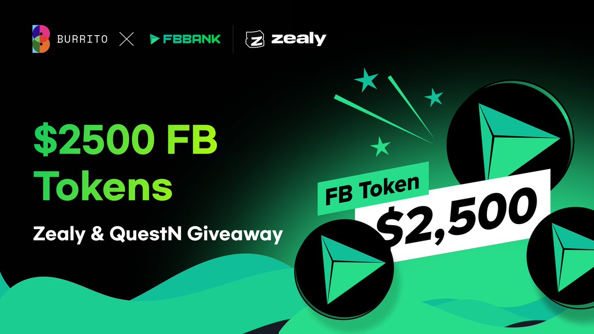 안녕하세요 부리또 회원님들
<a href="/BurritoWallet/">BurritoWorld KR</a>과 <a href="/FBBank_cc/">FBPAY</a>  파트너쉽을 맺었습니다! 🎉

이제 부리또 월렛으로 빠르고 더 안전하게 거래할 수 있게 되었어요

<a href="/FBBank_cc/">FBPAY</a>  파트너십을 기념하기 위해서 부리또 월렛에서 2가지 이벤트를 준비했습니다 🤗

QuestN 💜 Zealy 사이트에서 미션을