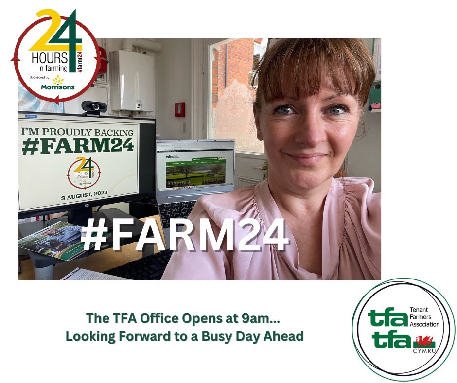 Today’s  #FARM24 

Watch out for my social posts from TFA Towers through the day 
You can find the #TFA on Twitter X Facebook YouTube and tfa.org.uk #ShamelessPromo 
<a href="/FarmersGuardian/">Farmers Guardian</a> <a href="/Morrisons/">Morrisons</a> 
#advice #information #support