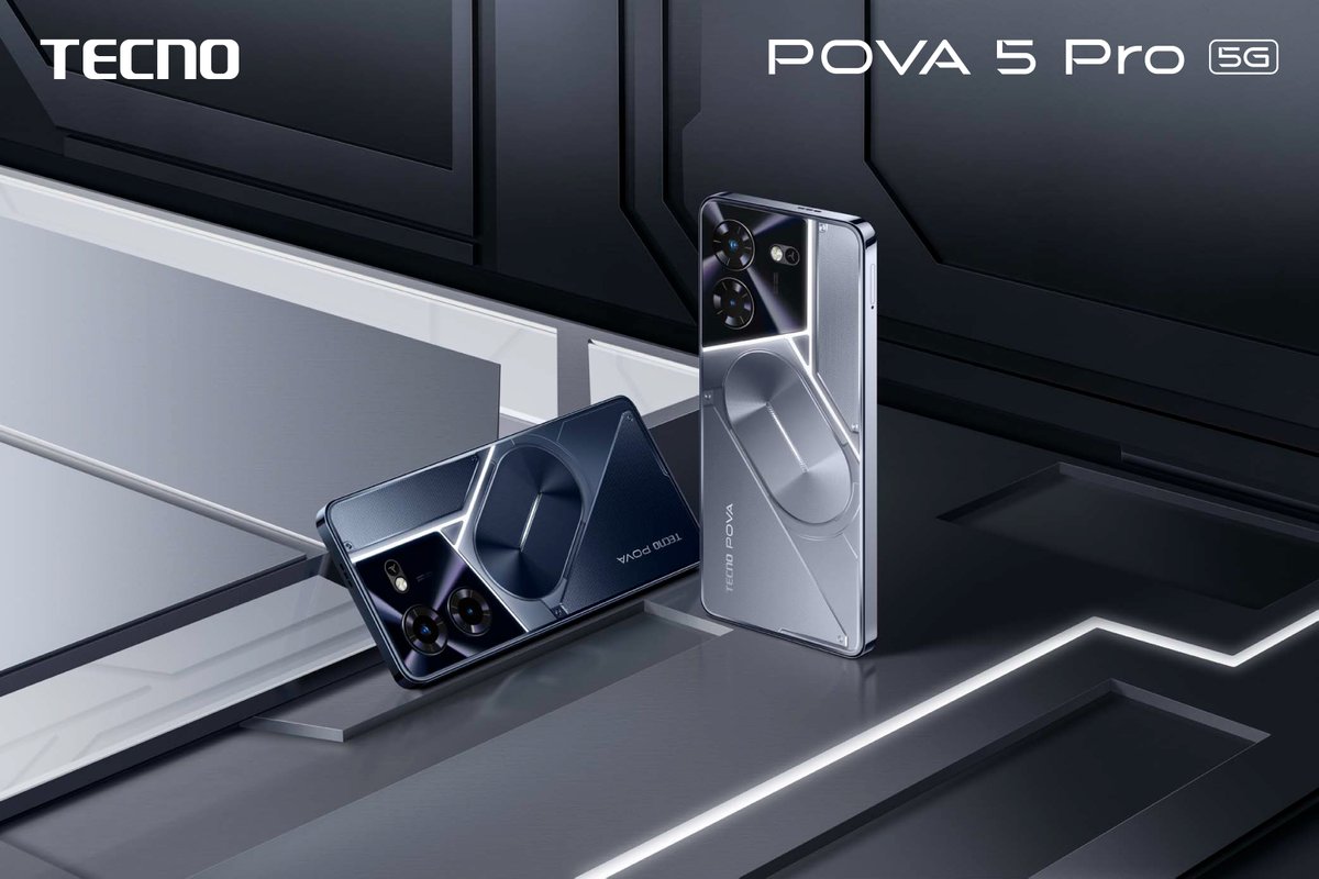 tecnomobile's tweet image. Featuring an innovative LED light strip, #POVA5Pro5G comes in two colors: Dark Illusion and Silver Fantasy. Which one is your favorite so far? 

#LightUpYourPower