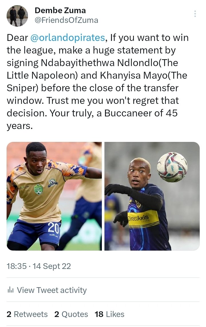 Dembe tweet media