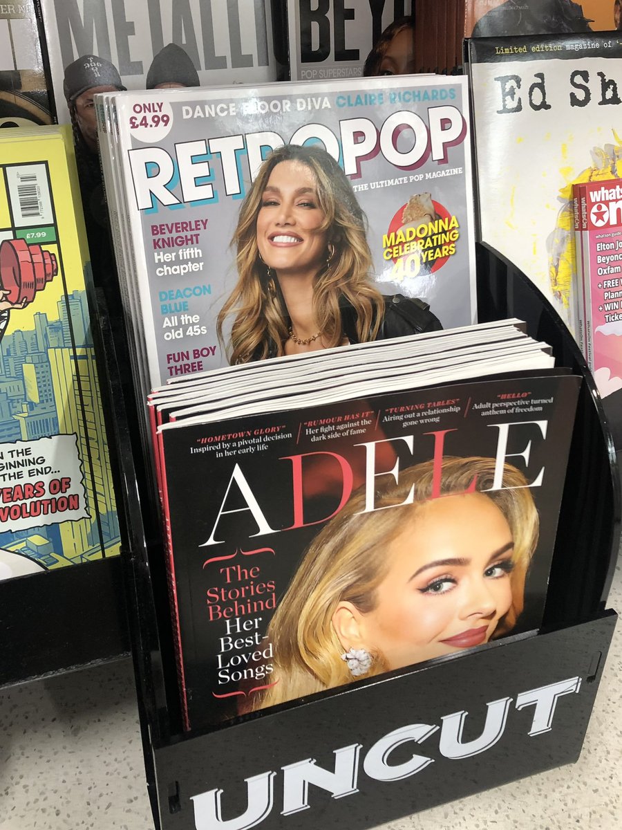 RETROPOPmag's tweet photo. Out now! If you’re out and about, be sure to pick up a copy of the new issue of RETROPOP, packed with exclusives and some brilliant new regular features🤩

📍Kings Cross Station, London https://t.co/O63e4LVWAv