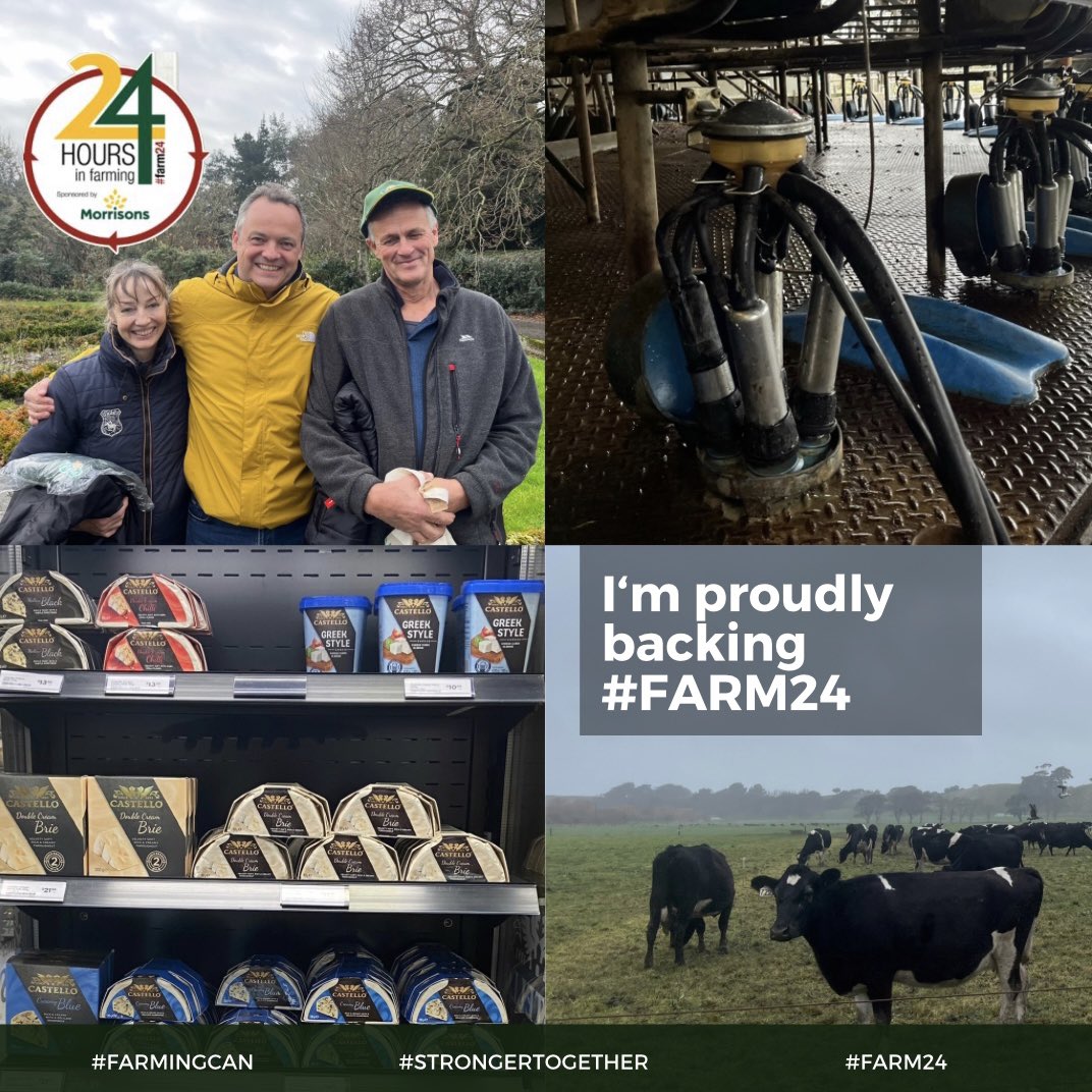 Showing my support for #FARM24 all the way from New Zealand! 🇳🇿 Today is about celebrating all our incredible farmers who work tirelessly to feed us all nutritious, delicious and sustainable food. 💪🚜 #FarmingCan @FarmersGuardian @Morrisons @ArlaDairyUK