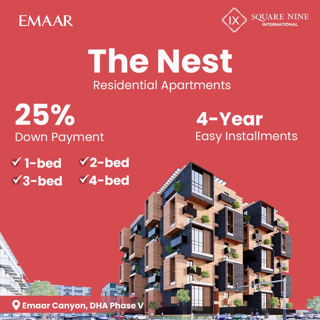 ibrahim_chishti's tweet photo. 🏙️🇵🇰 Emaar partners with Square Nine for an exceptional residential project in DHA Phase V, Islamabad. Luxurious living, state-of-the-art amenities, and vibrant community living await in this transformative venture. Stay tuned for updates! #EmaarPakistan #LuxuryLiving #squarenine https://t.co/EGfuvfb2WU