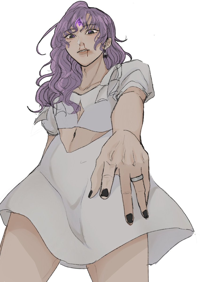 TastelessTofu's tweet photo. Tw// blood , nosebleed

[ OC ]
More doodles of him~ https://t.co/2iowk236s6