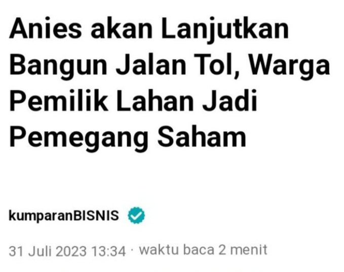 Jelli_cent's tweet photo. Ini terjemahan sederhananya...

"Pemilik lahan tidak mendapat ganti untung Di depan, tp diwujudkan dlm bentuk saham yg akan dibayarkan tiap tahun sekali, dg besaran disesuaikan pendapatan tahun itu berdasar profit."

Gitu ga sih? 😂😂
Dicicil yg ga jelas 🥱 https://t.co/Tj9H2FJdDR