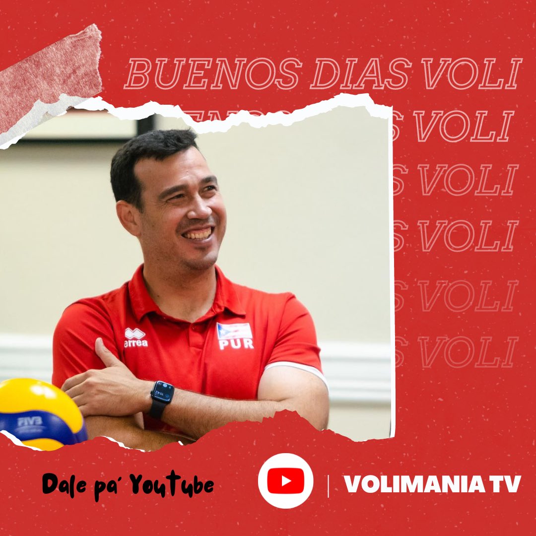 Entrevista al dirigente de la Selección Nacional Femenina de Puerto Rico, Fernando Morales rumbo a Copa Panamericana #somosVoli 

📺 youtu.be/0T4Ihx0roxo