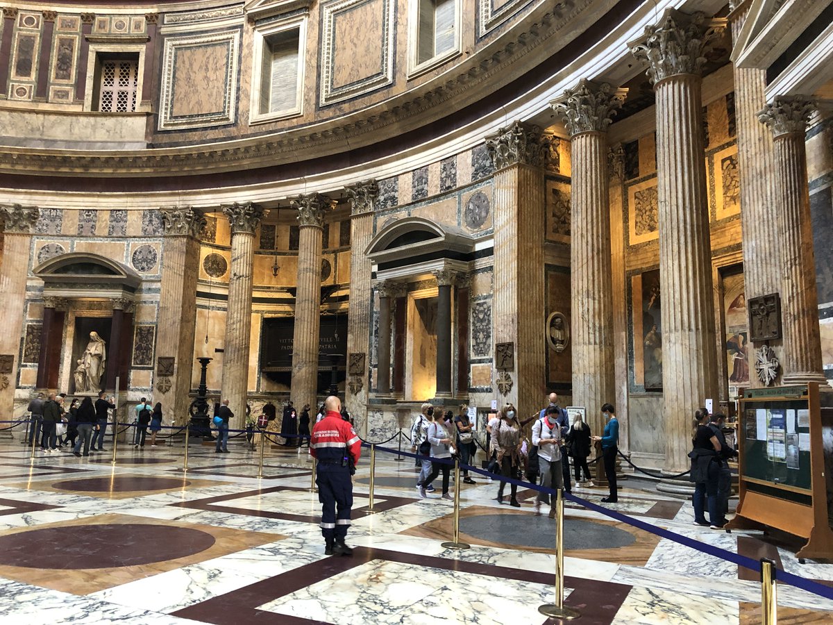 pantheonstudy's tweet photo. From our research: one visitor commented about their most memorable experience: "Its historical majesty. I could sense how many people have been inside this structure over so many centuries."

📷 Tom Beaudoin, November 2021

#Pantheon @Pantheon #powersunderconstruction https://t.co/rNY5m4dXqI