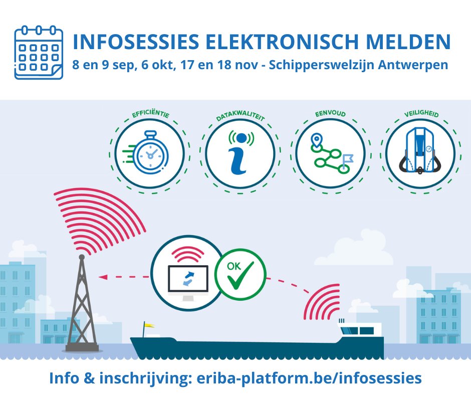 Elektronisch melden is eenvoudig en efficiënt en wordt verplicht vanaf 1 januari 2024. Meld je nog niet elektronisch en kan je daar hulp bij gebruiken? Kom dan naar een infosessie dit najaar. Meer info vind je op eriba-platform.be/infosessies.