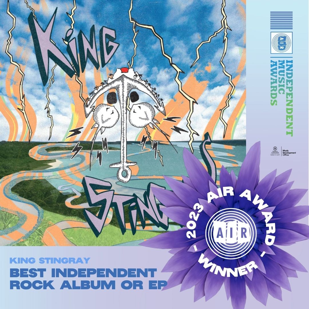 ausindies's tweet photo. The 2023 Best Independent Rock Album or EP is… King Stingray by King Stingray.
#AusIndies | #indieconaus | #ADLCoM | #SeeSouthAustralia https://t.co/NrCNzGobzt