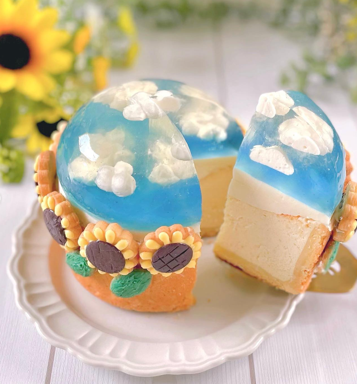 daily_dolce's tweet photo. The cutest cakes 💗 All made by bellbell.vavi https://t.co/33465YTH3D