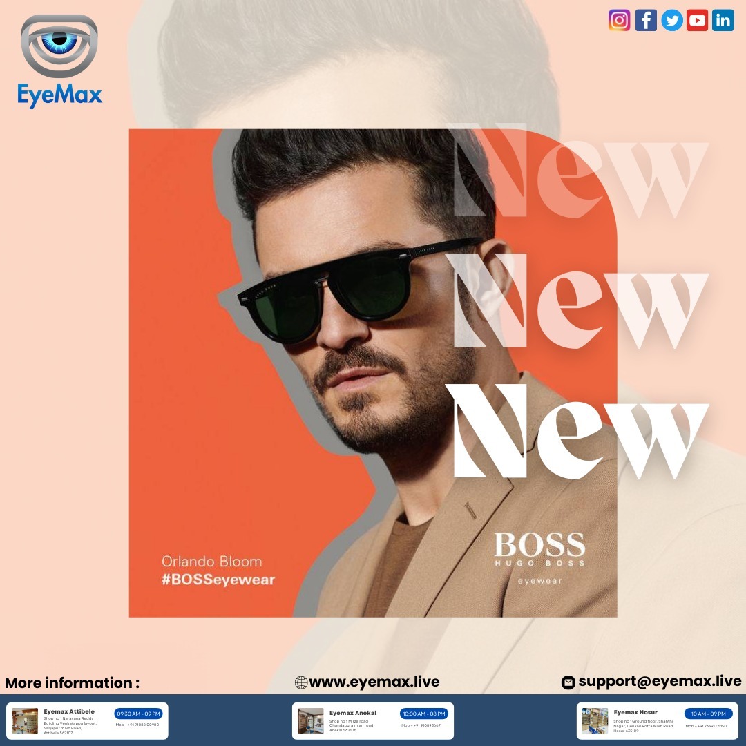 KiEyeMax1's tweet photo. New horizons, new hues: Hugo Boss presents its latest sunglasses lineup.

For more Info-
+91 91082 00980
support@eyemax.live
https://t.co/yedaIMZi7q

#eyemax #kiseyemax #hugoboss #newarrival #hugobossframes #frames #sunglasses #lenses #shine #attibele #hosur #banglore https://t.co/wvocSSkTcR