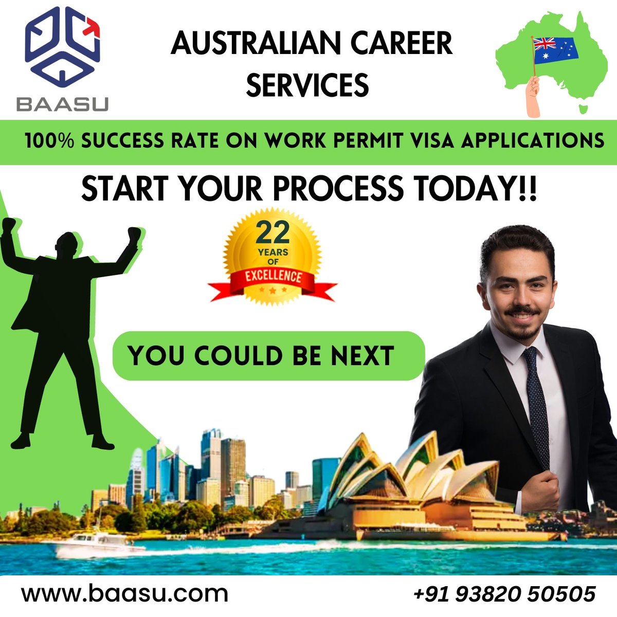 Reach us to check your eligibility!
Phone: +919382050505
Email: contact@baasu.com
#visasuccess #australianvisaapproved #visaapproved #workvisaapproved #successstories
#baasu #immigration #Australianwork #workvisa #workvisaaustralia #workpermitvisa #permanentresidency #PR