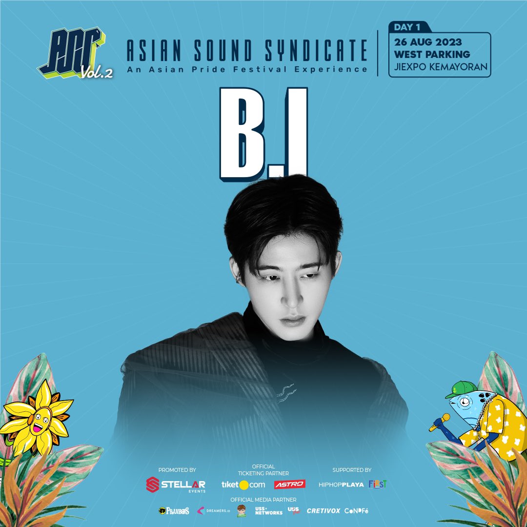 asiansyndicates's tweet photo. ISN’T HE THAT YOU’RE WAITING FOR? PLEASE WELCOME, B.I!

He’ll bring you the best performance for ASS vol. 2 Day 1! Go tag him to appreciate his coming to our celebration, August later!

Secure your ticket and get more benefits at @astronauts_id to see him!

#ASS2023withBI https://t.co/hM0HX7wWxx