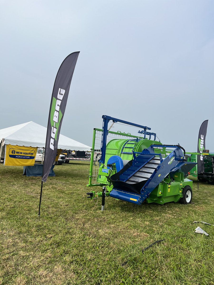 Ag-Bag by RCI is at the Empire Farm Days show near Syracuse, NY in the Clinton Tractor Booth, Thurs- Sat. Stop out and see the new T-Series Ag-Baggers. #ag-bag #empirefarmsdays #clintontractor #ag-bagbyrci #silage
