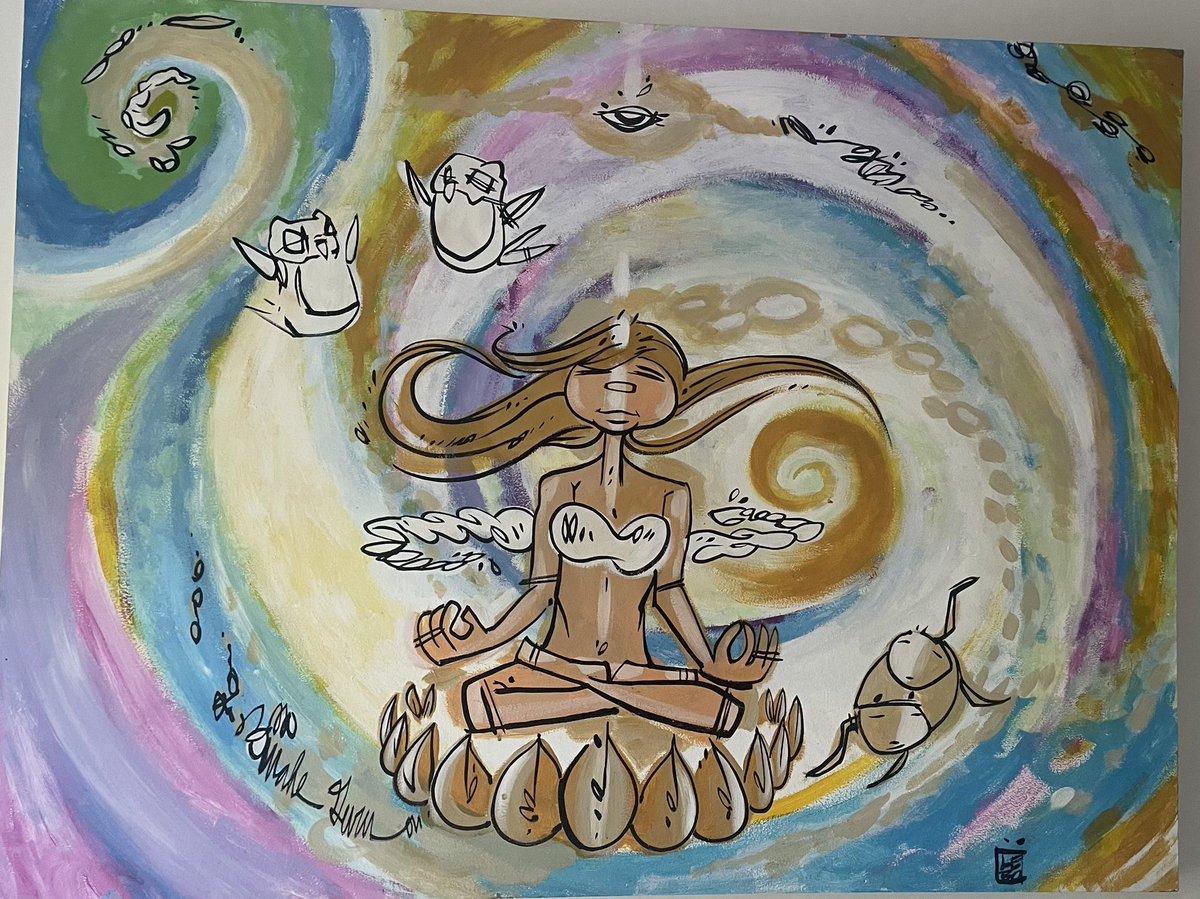 rosengonzalez's tweet image. Fifteen years ago, I traded ten yoga sessions for my portrait painted by then up-and-coming artist #LEBO, David LeBatard, who was a friend and someone I admired very much. 

I was shocked to learn of his untimely death. 

Rest in Peace David. We will miss you.