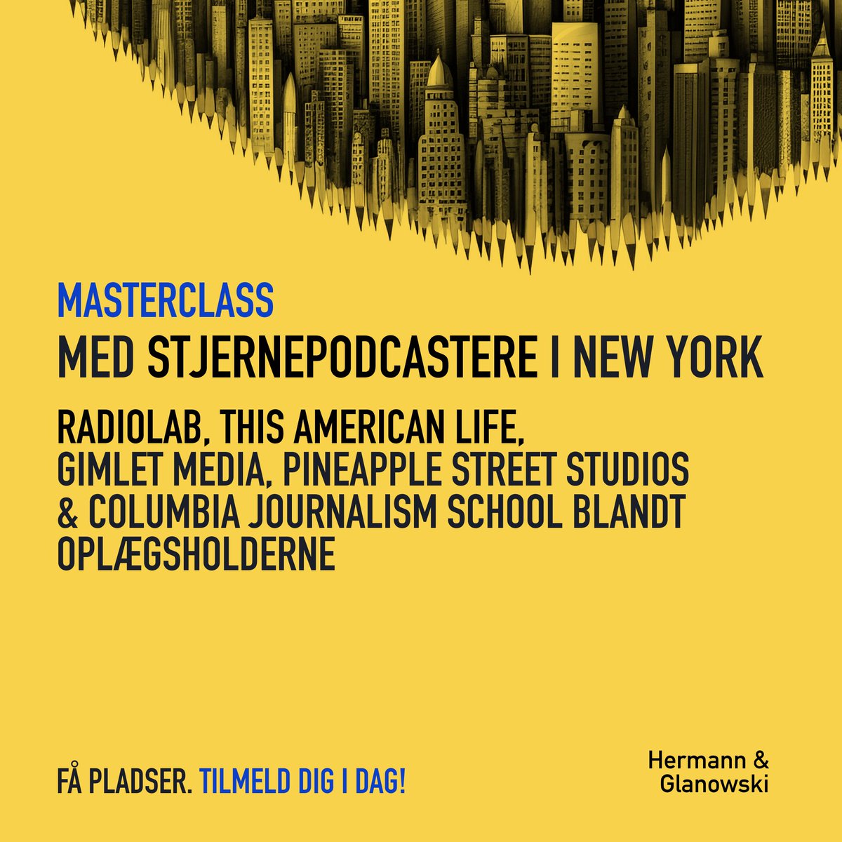 Podcastere og lydfolk: Vi har stadig pladser til denne vilde uge i New York med nogle af verdens bedste podcastere. Skal en af dem være din? Kurset er først i november, men tilmelding nu:
mediernesefteruddannelse.dk/kurser/podcast…