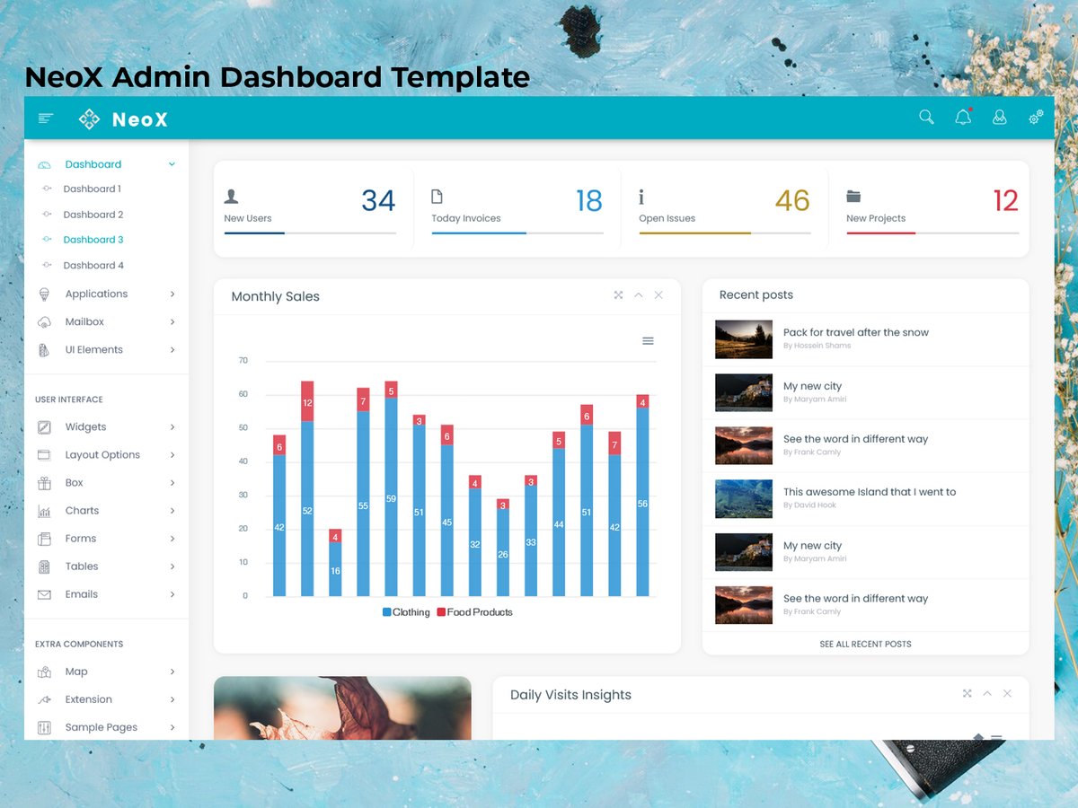 MultiStoreTheme's tweet photo. NeoX is a fully Responsive Admin Dashboard Template. It includes 3 dashboards,and much more. 
.
https://t.co/yucU41Mcrq
.
#envato #themeforest #softwaredeveloper #appdeveloper #iot #fullstack #angular #engineering #programming #coding #uiwebkit #uiux #crm #CSS3 #Dashboard https://t.co/tsHj5I3aFw