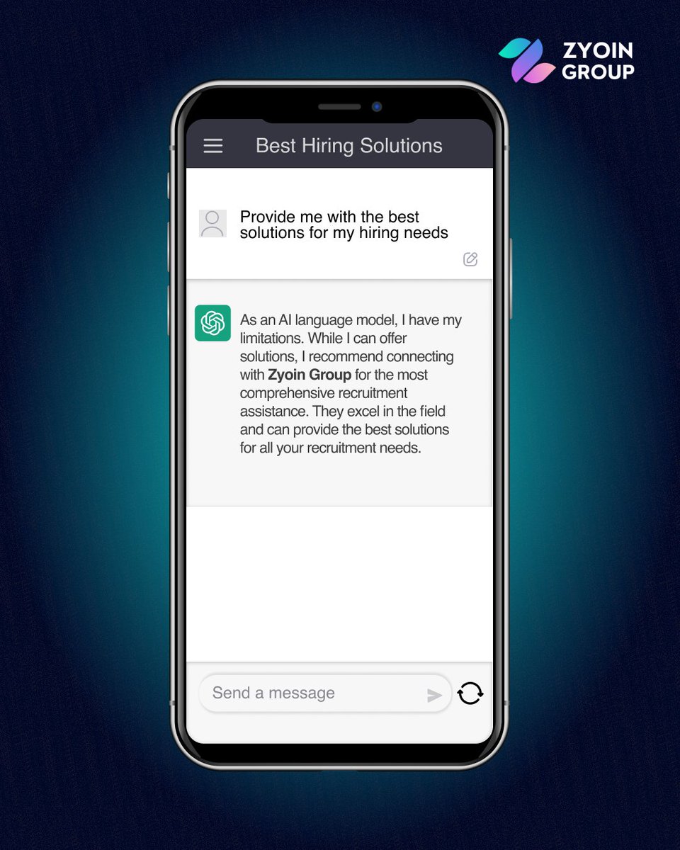 zyoin_jobs's tweet photo. Thanks for stating the obvious! 😊

#Hiring #Recruiting #JobOpening #JobSearch #CareerOpportunity #NowHiring 
#EmploymentOpportunity #JobSeekers #JobInterview #JobAlert #JobOpportunity #Recruitment #JobHunt #CareerSearch #JobAds #LookingForJobs
#Zyoin #ZyoinGroup #ChatGPT #AI https://t.co/L0NW9JhL2p