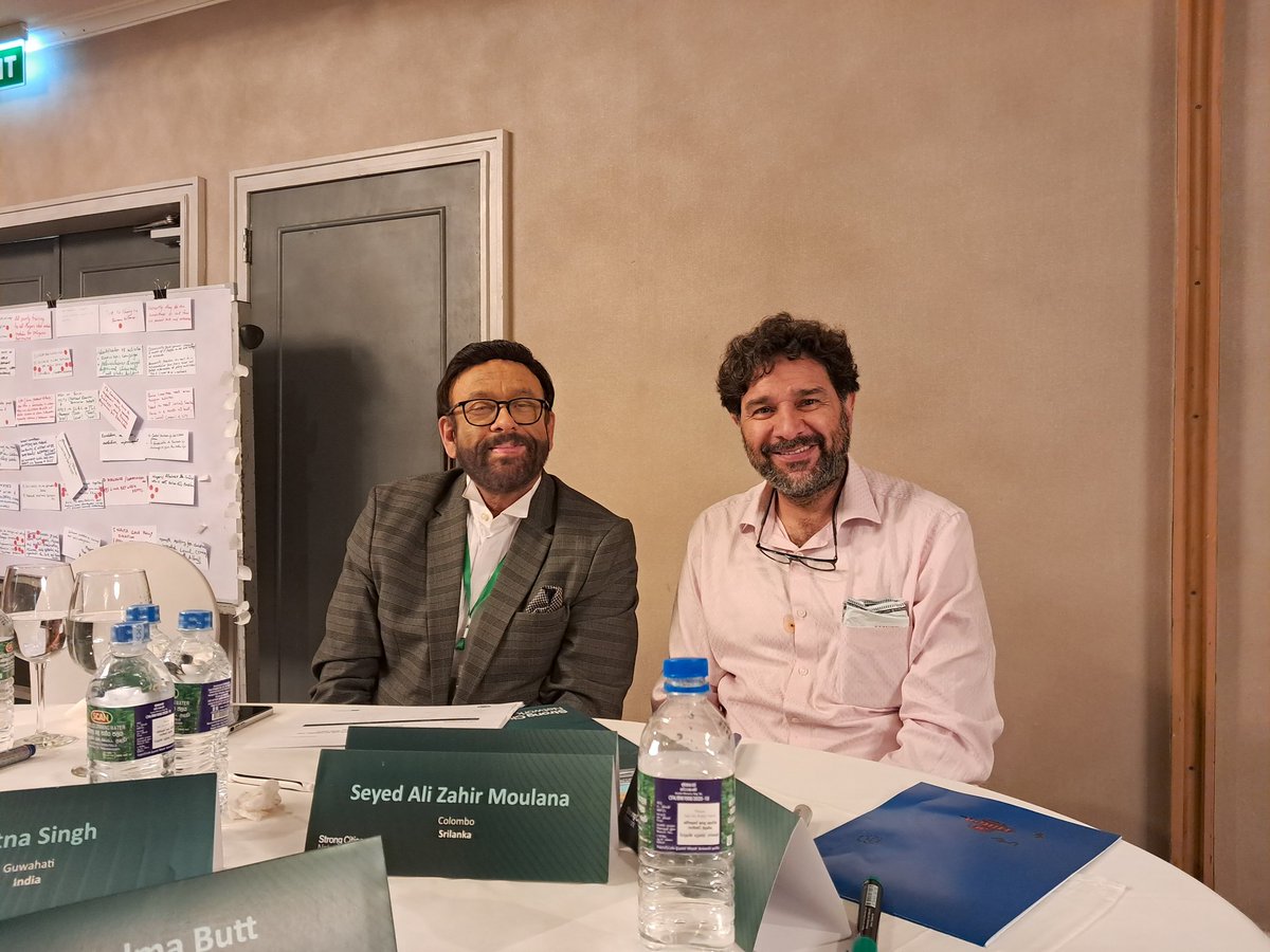 tikender's tweet photo. With Seyed Ali Zahir, MP &amp; former union minister for social justice, SriLankan govt. 
Interesting to discuss ways they tackled the problems of insurgency with peoples' participation.
#SriLanka #Colombo #India #cities #Harmonious #UrbanAgenda #climatechange #strongcitiesnetwork https://t.co/f0u75vmZMX