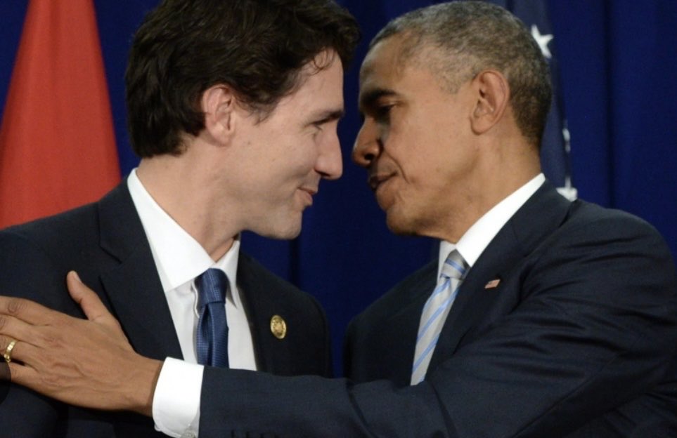 dkreative1's tweet photo. Woo… X (twitter) is exploding with the news about #JustinTrudeau and Sophie splitting up. 

From Joly, to Idris Elba, to Macron. 

Just waiting for @elonmusk and Trump to be somehow linked to the split of these wild cards.

But hey, there’s still Barack Obama… https://t.co/YMnDONAWAO