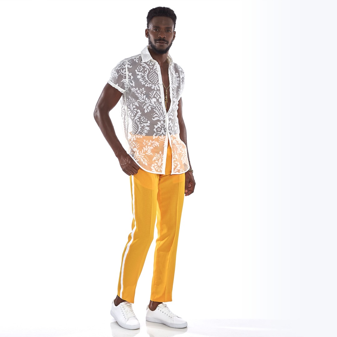 RhowanJames's tweet photo. The Monet is a sheer shirt with a floral pattern that adds romantic elegance to any outfit. 
This white floral shirt makes a provocative statement in any scene. NEW COLLECTION. 
Now Available!!
#RhowanJames #NewCollection #SS23 #Menswear #Athleisurewear #Fitnesswear
#Cannes🇨🇵 https://t.co/YEoPOLsTIp