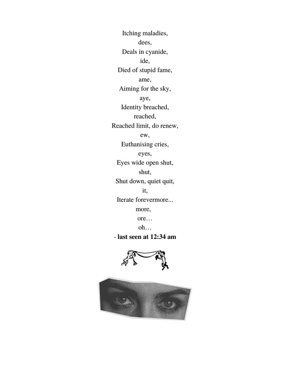 BanerjeeSoumini's tweet photo. Here is an open letter to the writing community, 

Dear beautiful writers and exquisite budding poets, 

Wrote a poem called "Z",  the letter that was labelled on our generation. Realised that fragmented puns can be beyond the state of your heart. It can be art too #poetry https://t.co/Eeo4FBjYCA