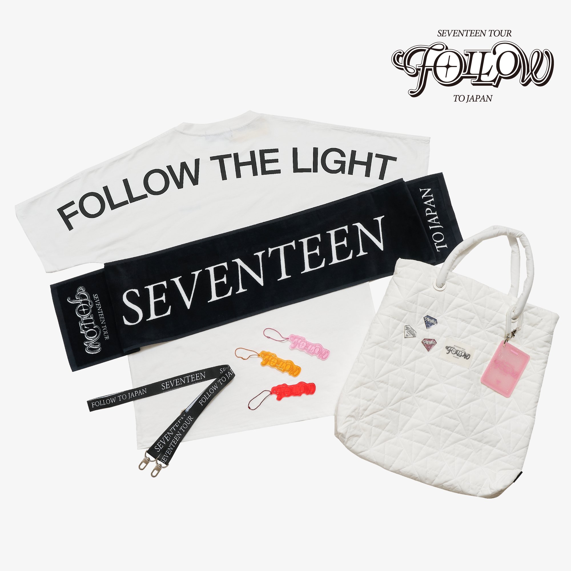 seventeen セブチ follow to japan トートバッグ SEVENTEEN