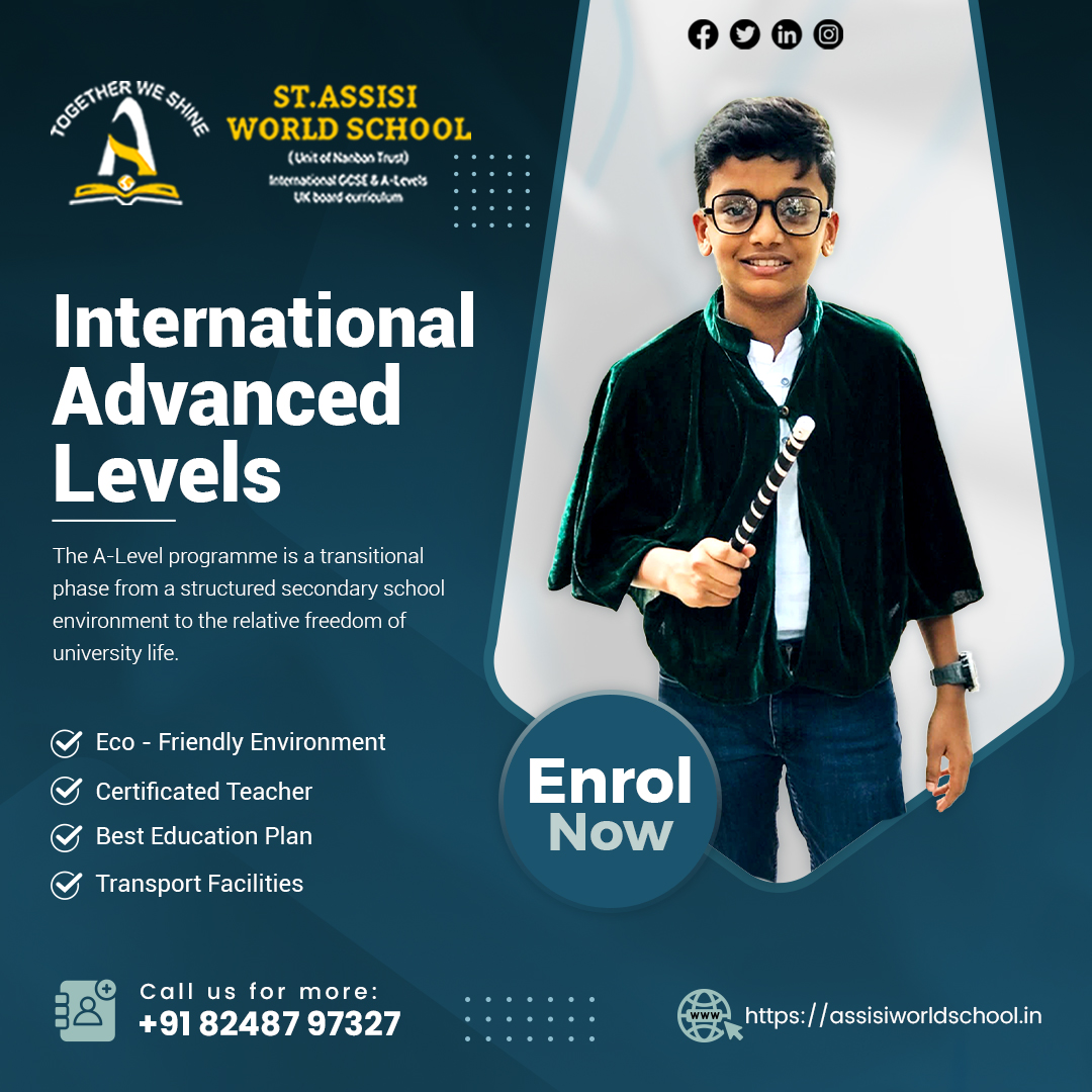 International Advanced Levels - UK Education St. Assisi World School Madurai #international #alevel #musictechnology #musicmodules #special #training #pearson #edexcel #admissions #madurai #Educationplan #stassisi #Certifiedteachers #ecofriendlyenvironment #transportfacilities